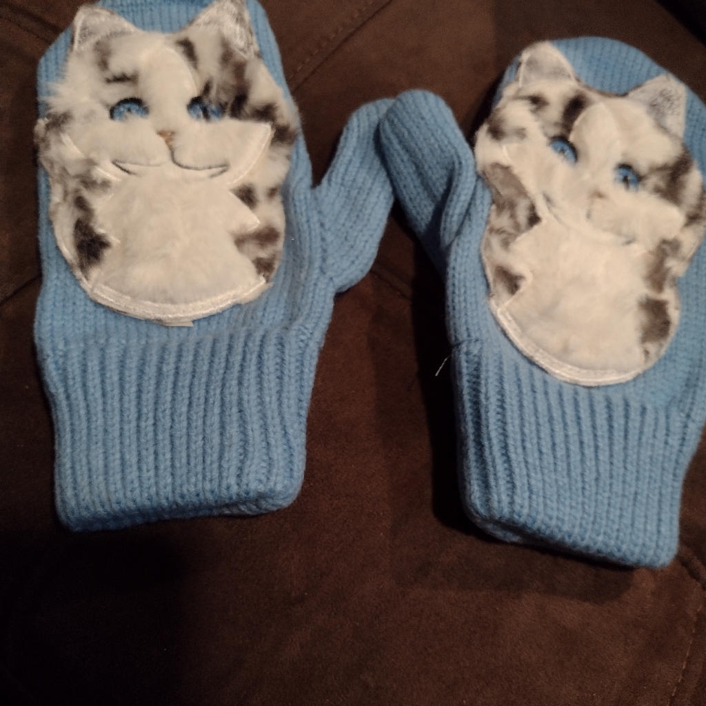Brand New Kitty Mittens